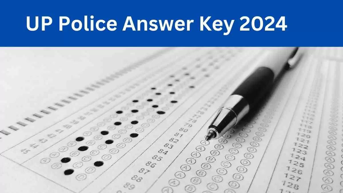 UP Police Answer Key 2024
